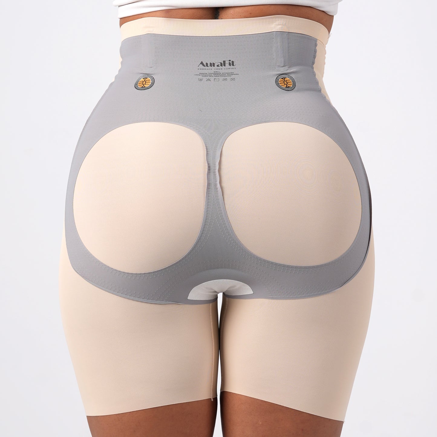 Short Seamless Shaper Skin color